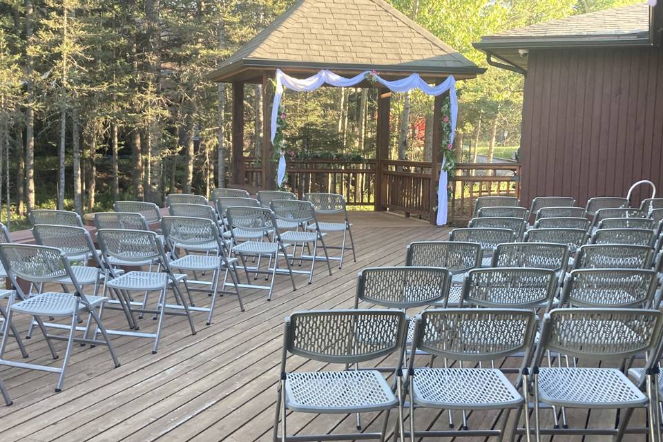 Patio ceremony