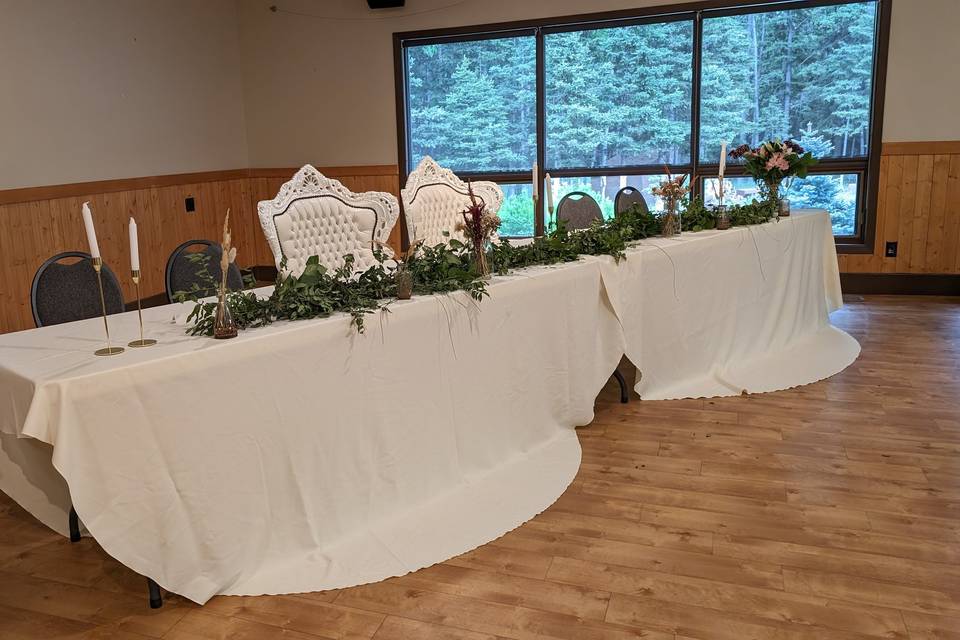 Head table