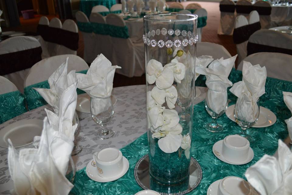 Orchid centerpiece