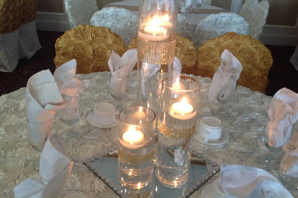 Candle centrepiece