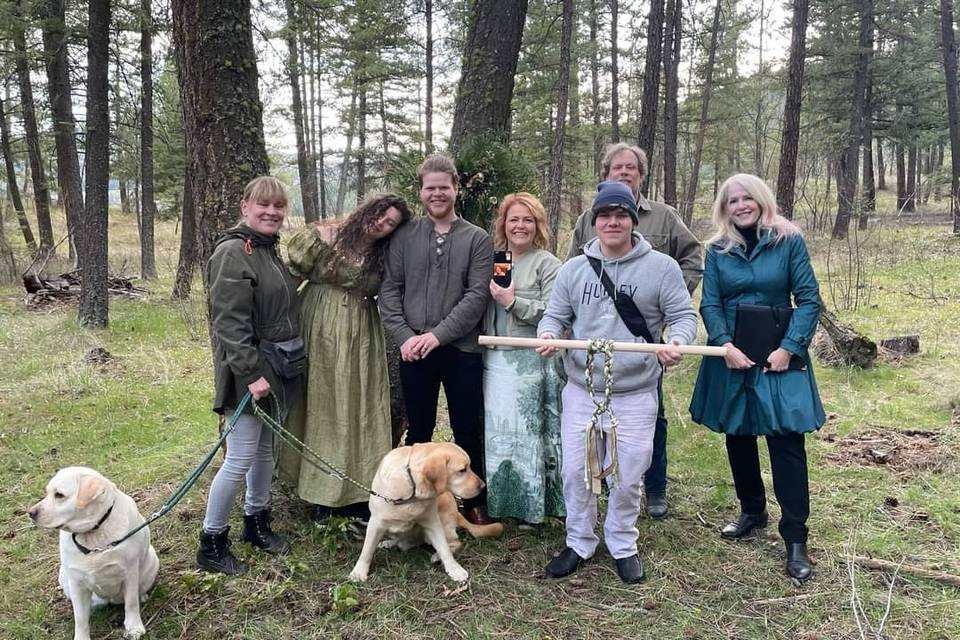 Marriage in the forest