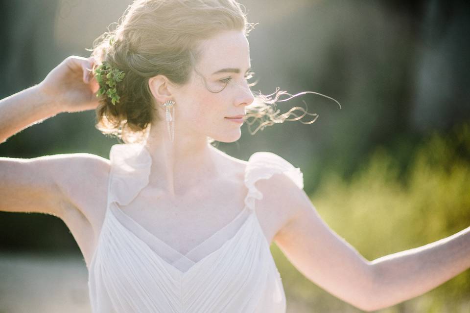 Curly hair bride Toronto