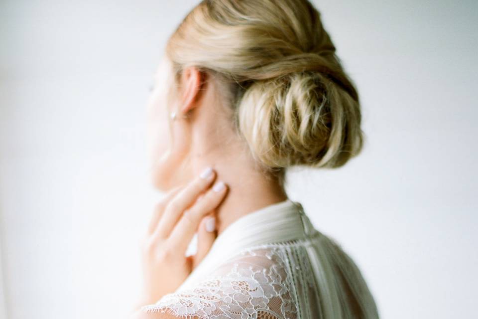 Bridal updo