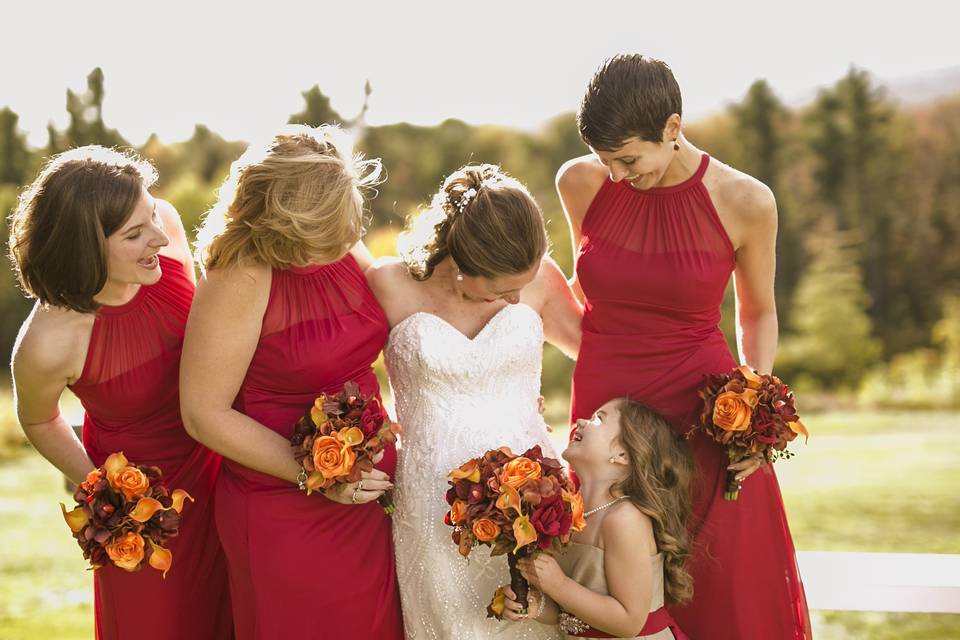 Autumn wedding bouquets