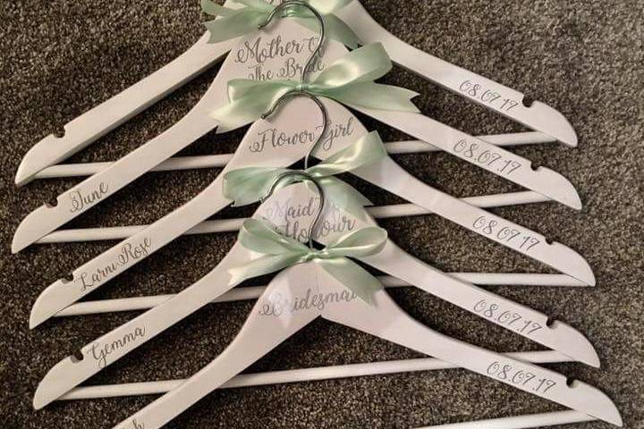 Hangers for Bridal Party