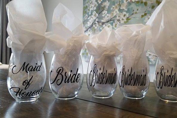 Personalized Wine glasses