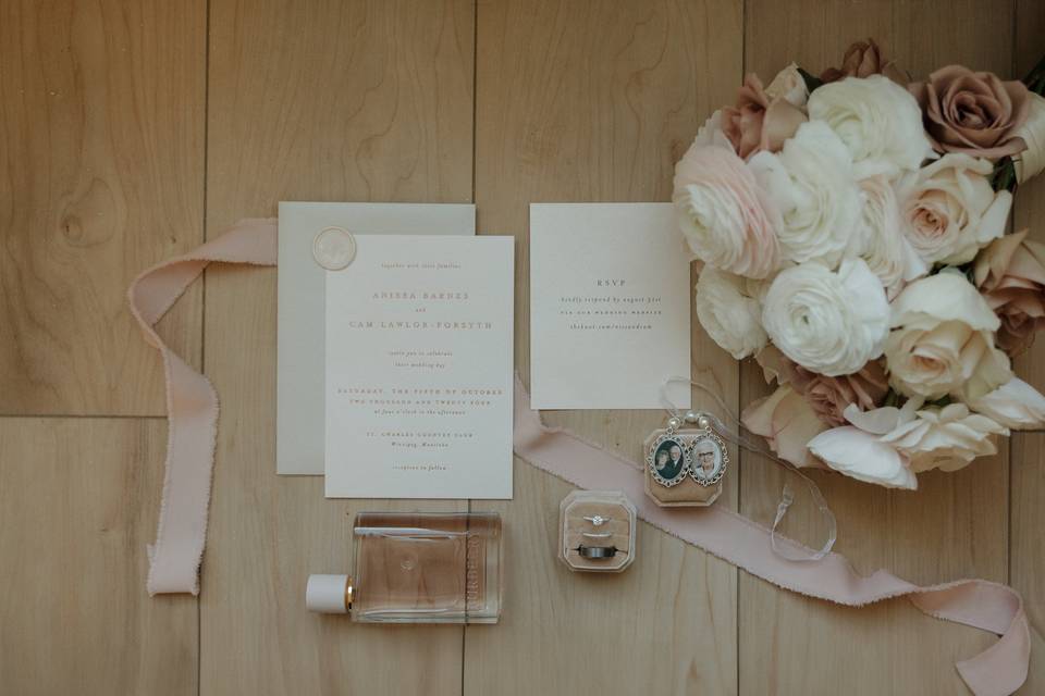 Blush & White Wedding