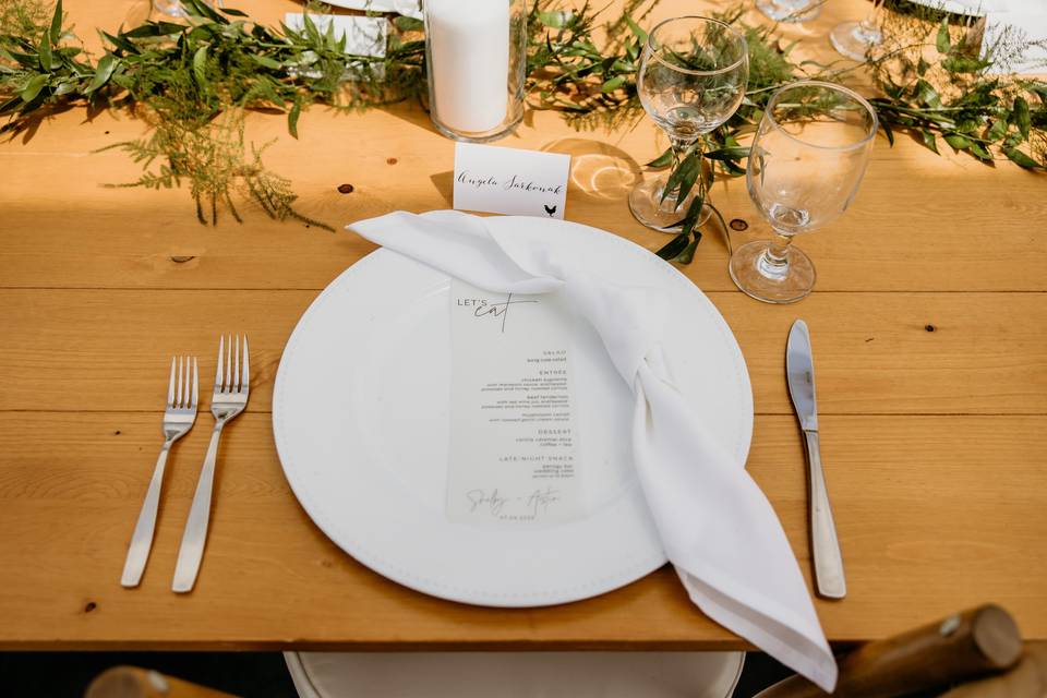 Elegant Place Setting