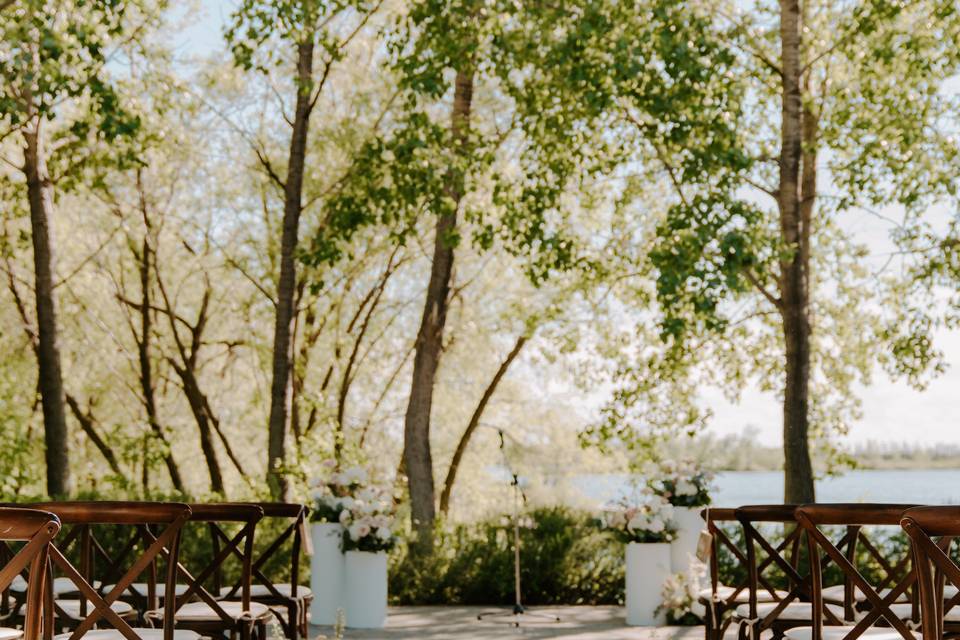 Romantic Lakeside Wedding