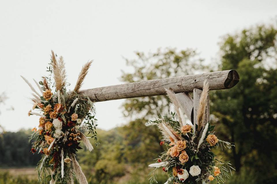 Fall Arch Flowers