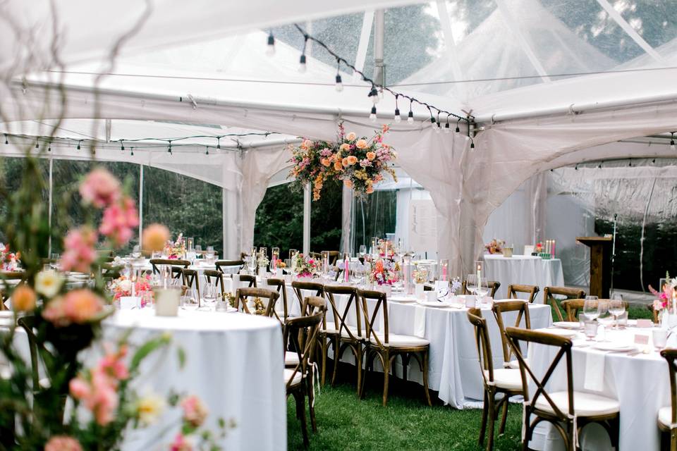 Clear Lake Tent Wedding