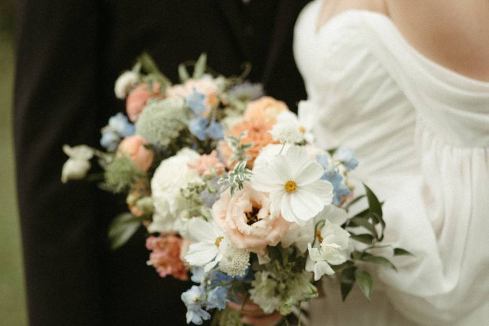 Pastel Wedding At The Park