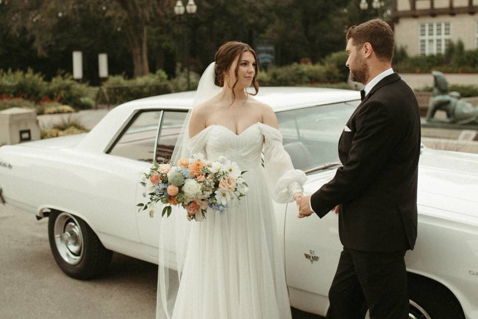 Pastel Wedding At The Park