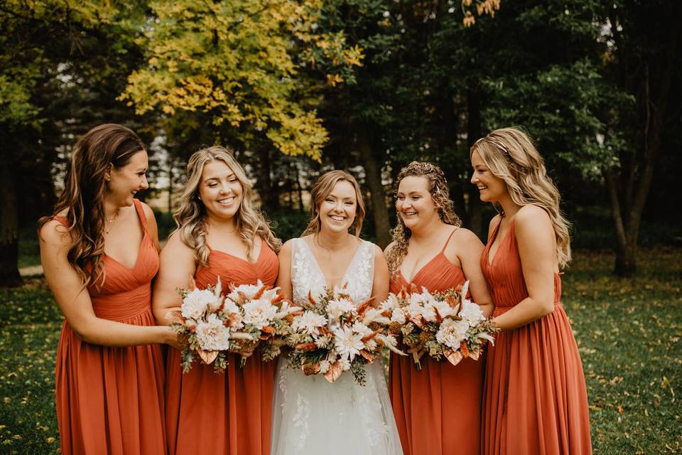 Fall Bridesmaids