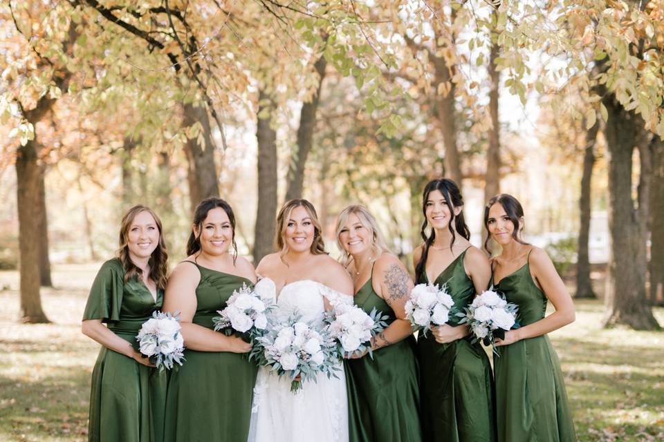 Olive Bridesmaid Dresses