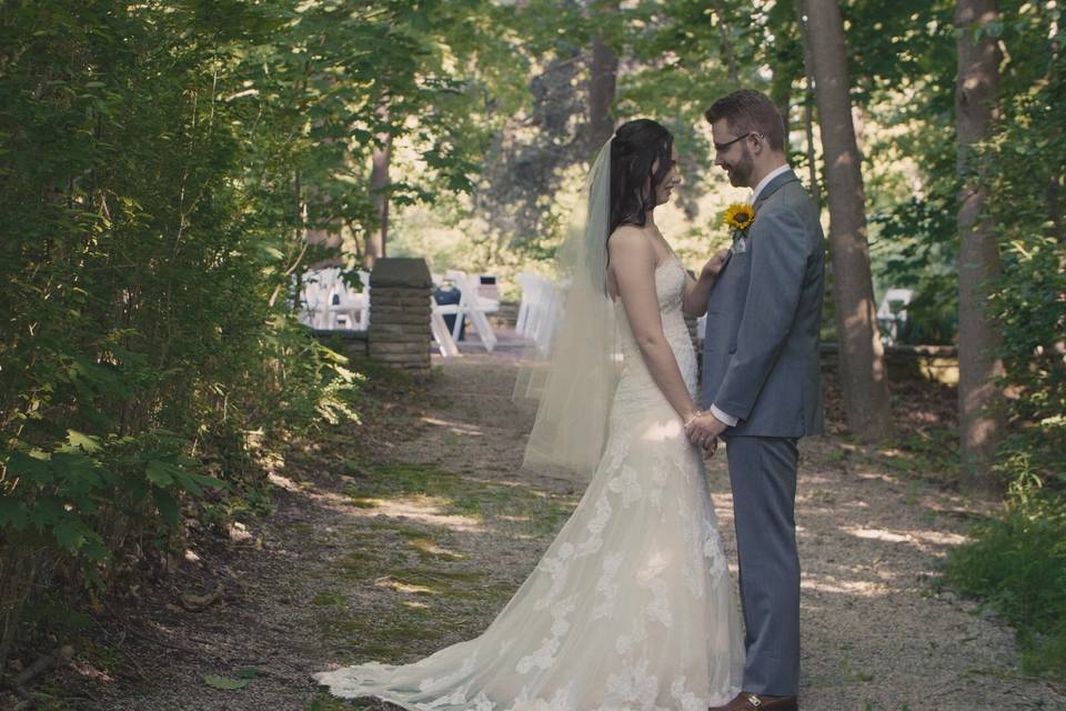 Lakefront wedding