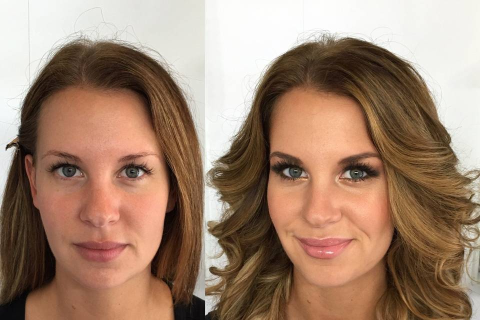 Gorgeous before & after