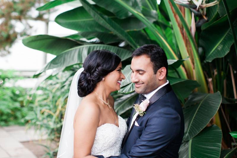 Bride & groom portrait