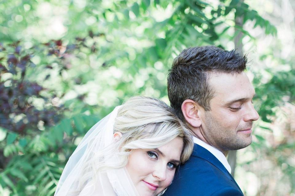 Bride & groom portrait