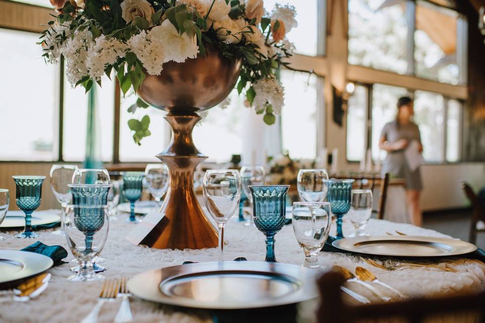 Copper Blue Wedding