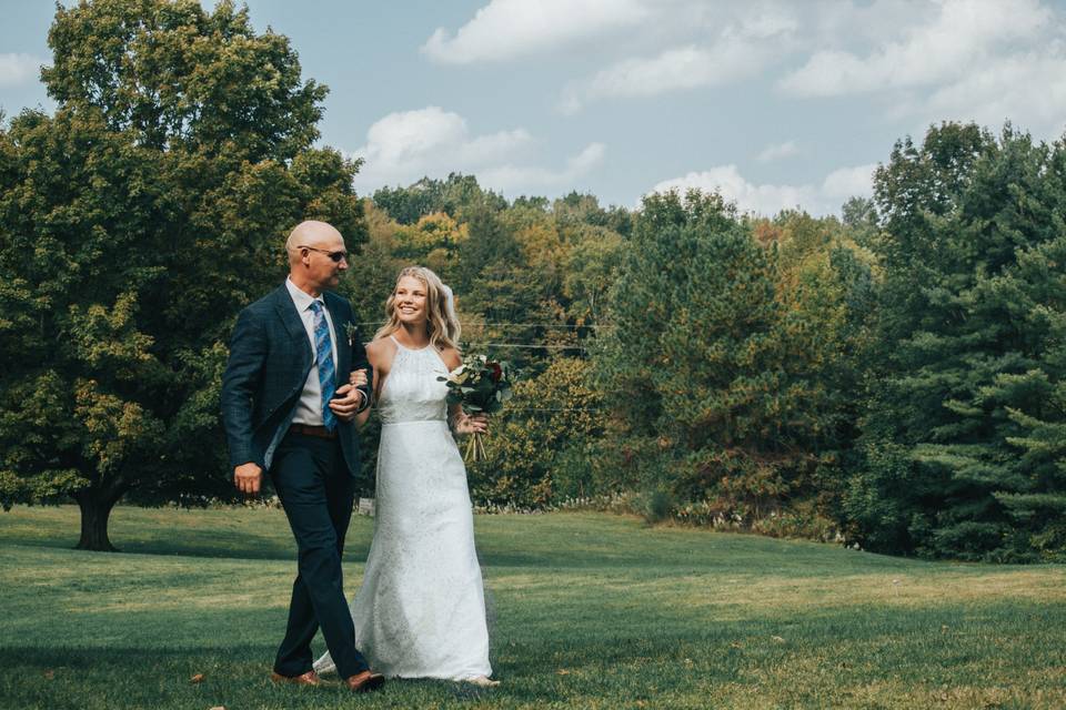 Outdoor wedding