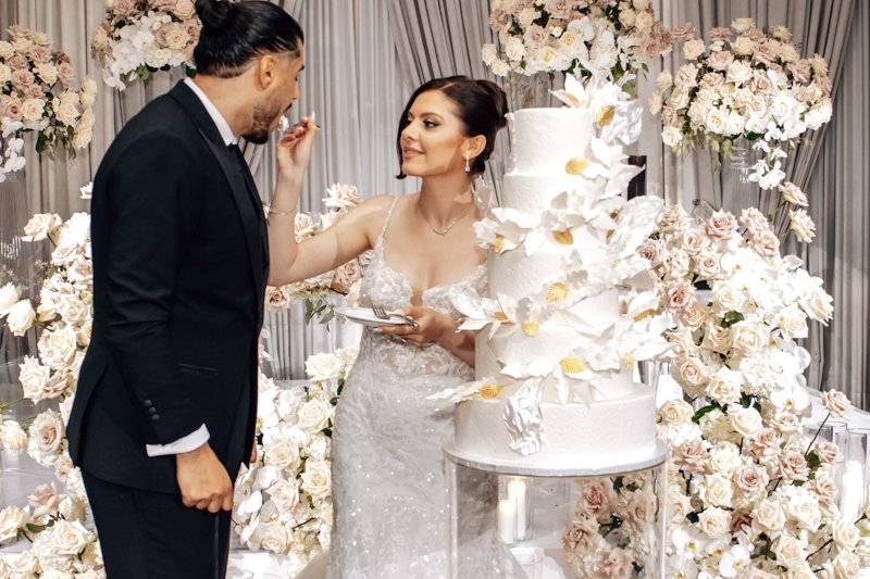 Damien & Pardis The cake