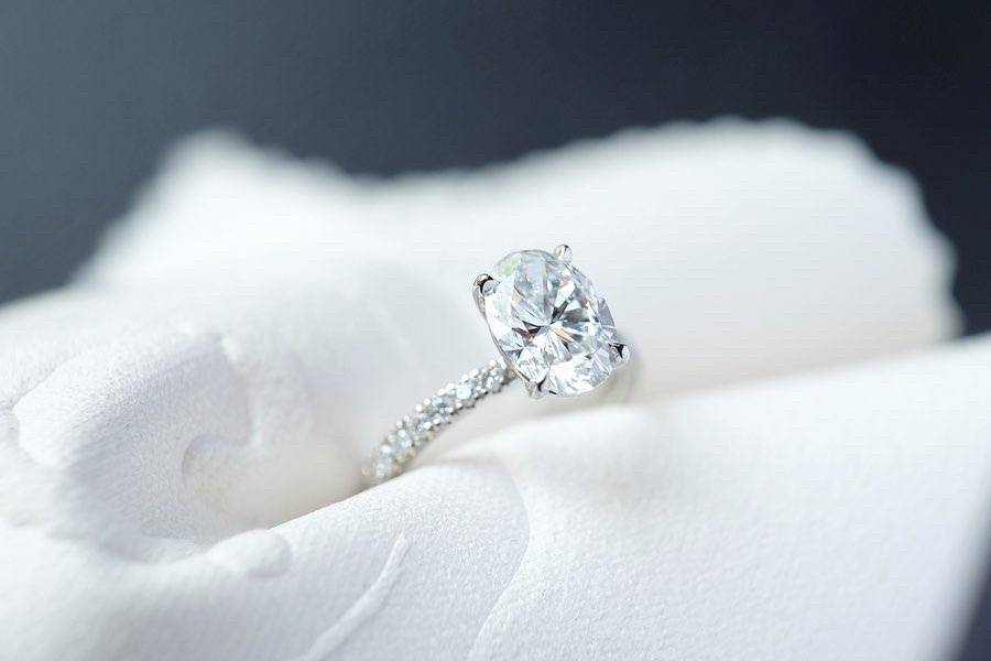 Oval Diamond Engagement Ring