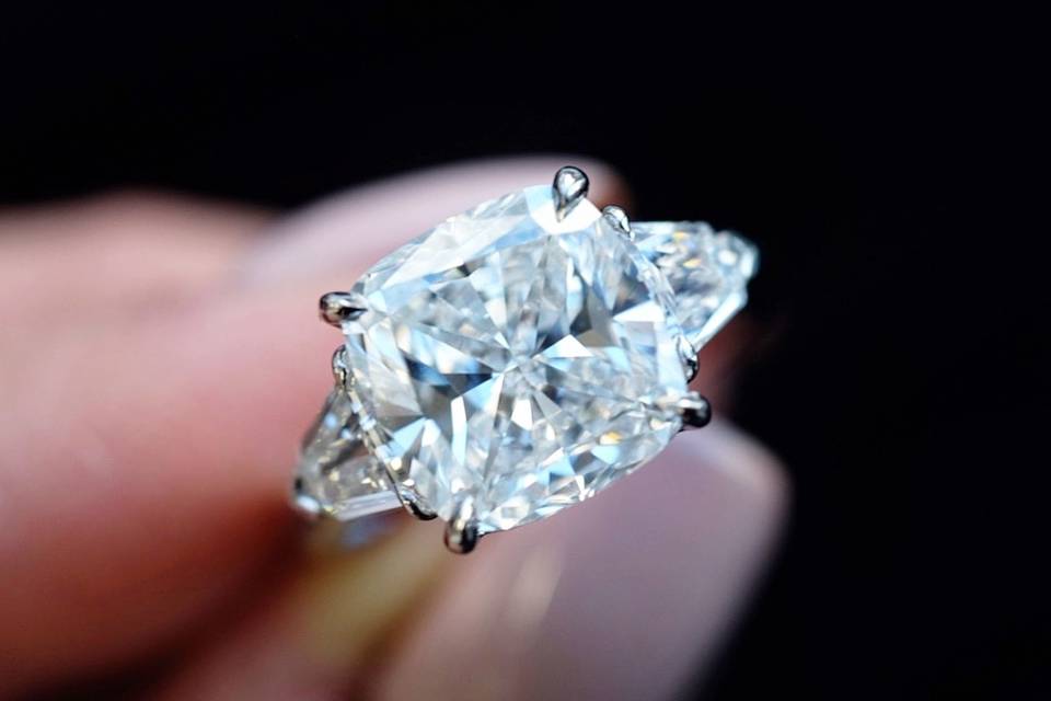 Cushion Cut Engagement Ring