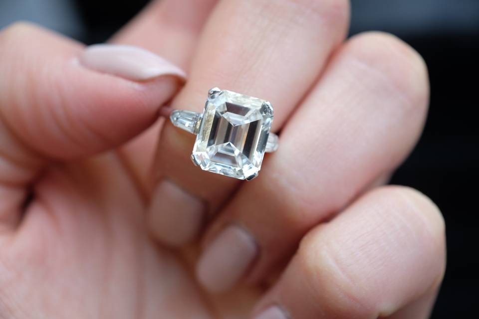 Emerald Cut Engagement Ring