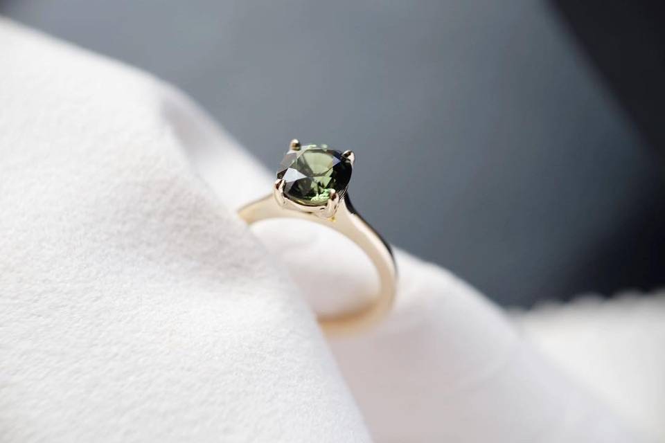 West Coast Green Sapphire