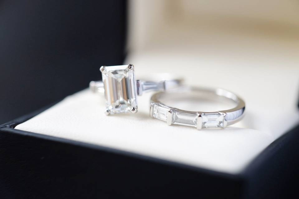 Diamond Wedding Set