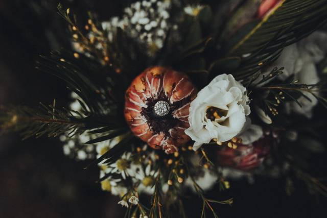 Rings + beautiful botannicals