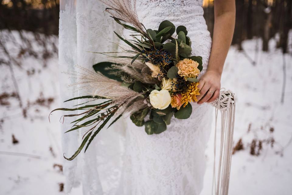 Terra wedding bouquet