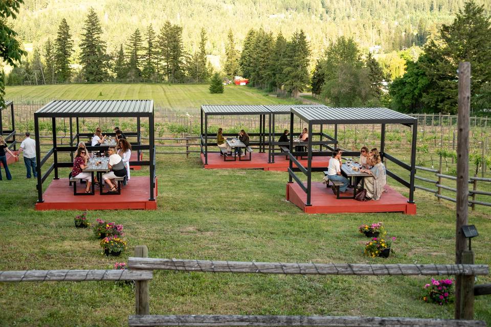 The garden Gazebos