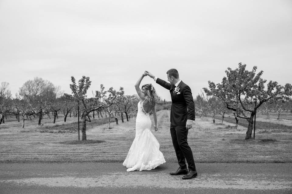 Lovely vineyard wedding