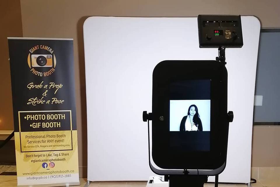Giant Camera Photo Booth