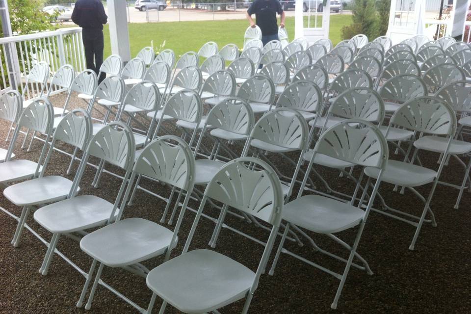 Fan-back chairs