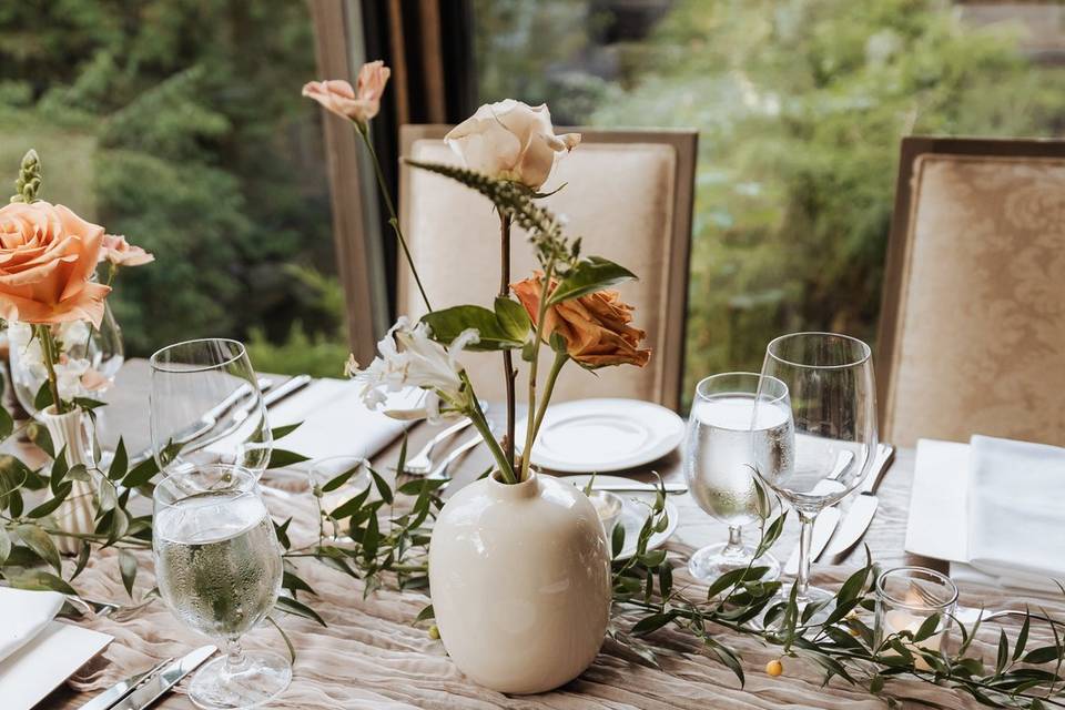 Bud Vases & Greenery