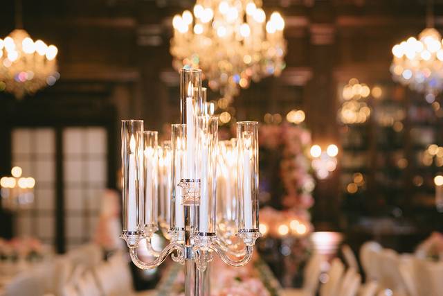 Crystal candelabras casa loma