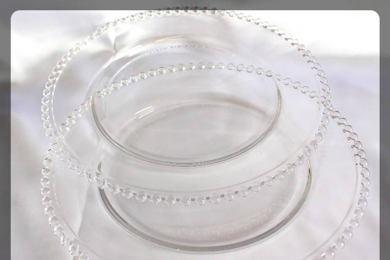 Clear glass charger plates 13 inch. Jpg