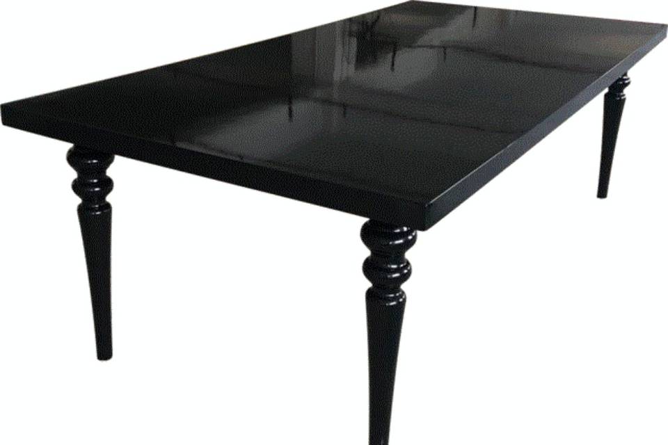 Black King Table 96x48x30 inch