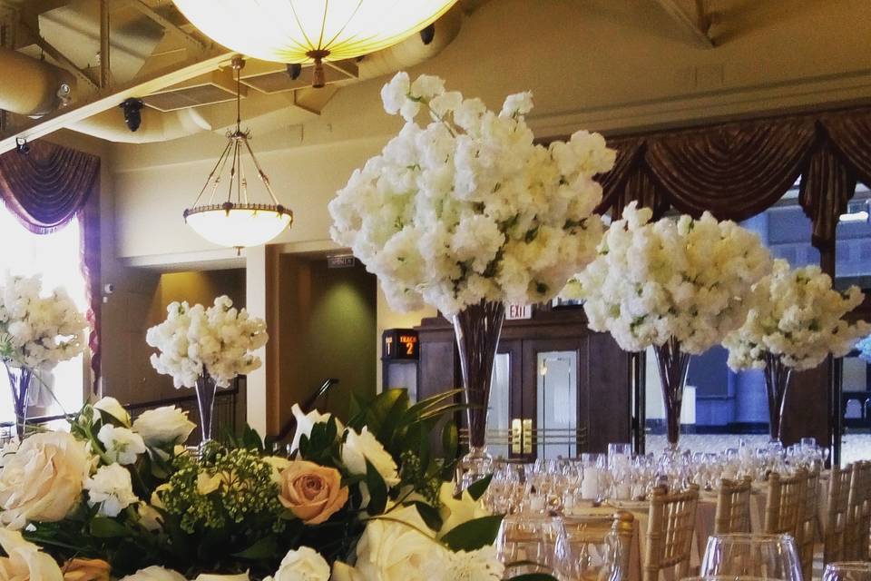 Cherry Blossom Centerpieces