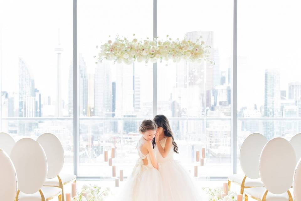 Stunning Ghost arch for floral