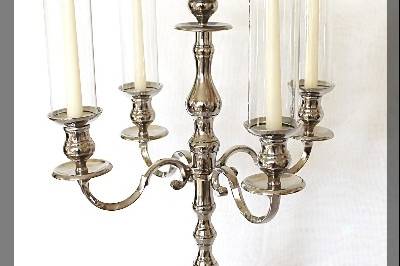 Tall Silver Candelabras