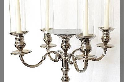 Silver candelabra