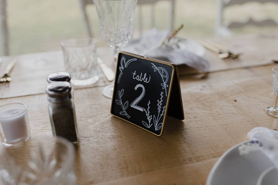 Elegant table decor