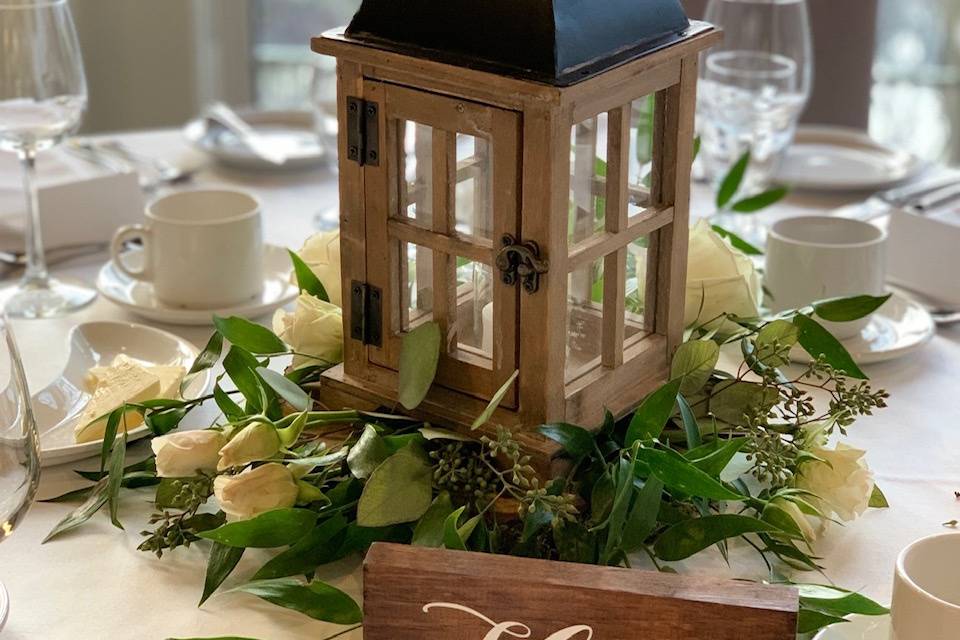 Lantern centerpiece