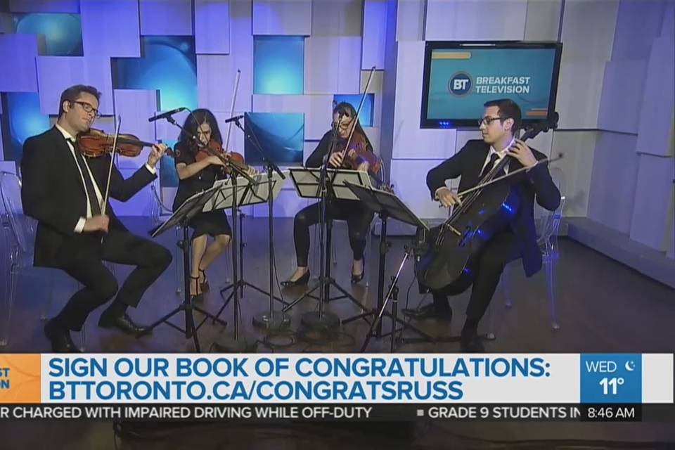 Gta strings at breakfast tv