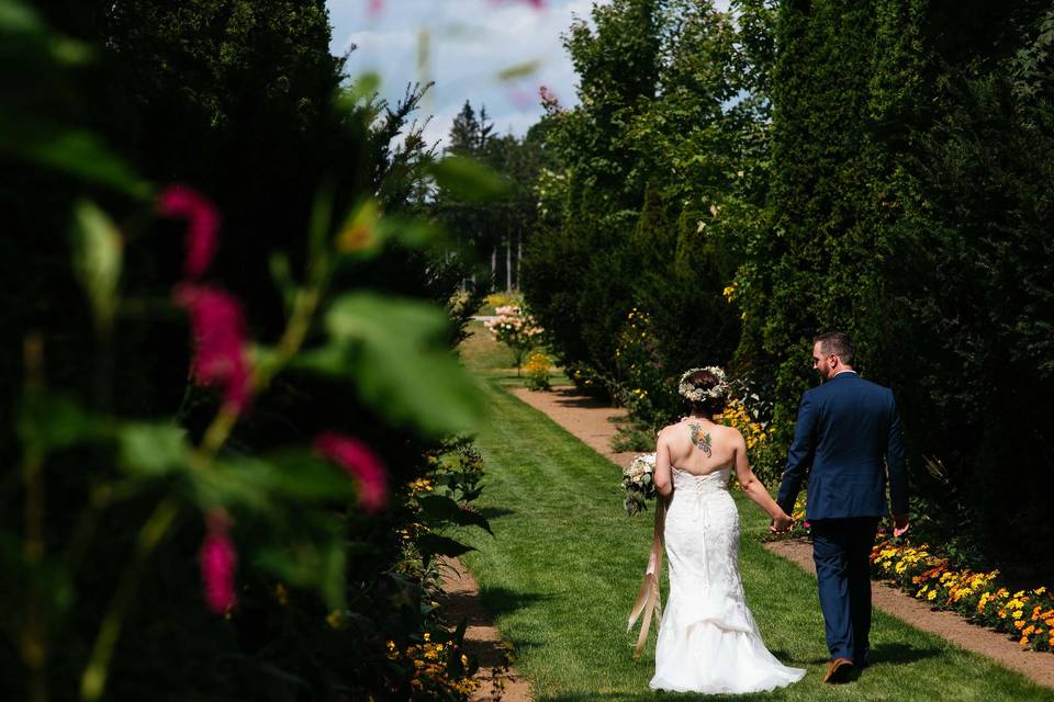 The ceremony path