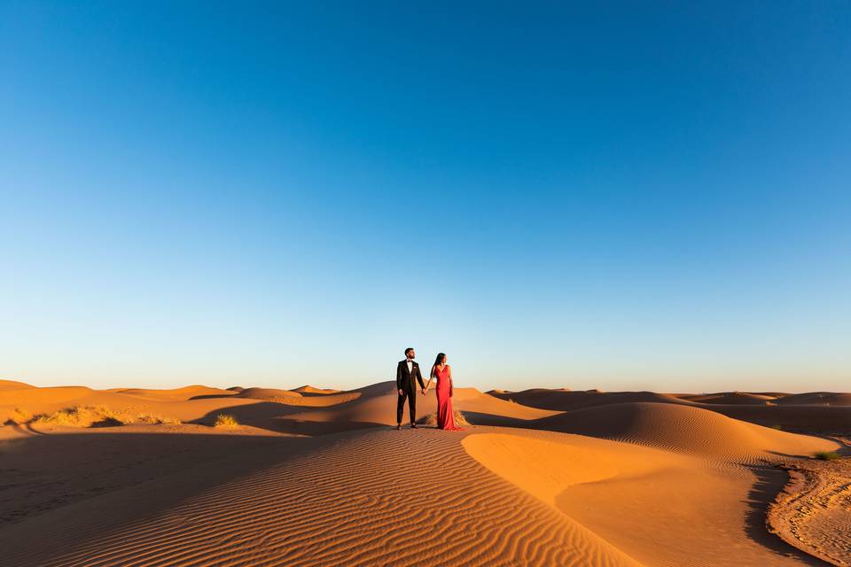 Photoshoot in the dessert